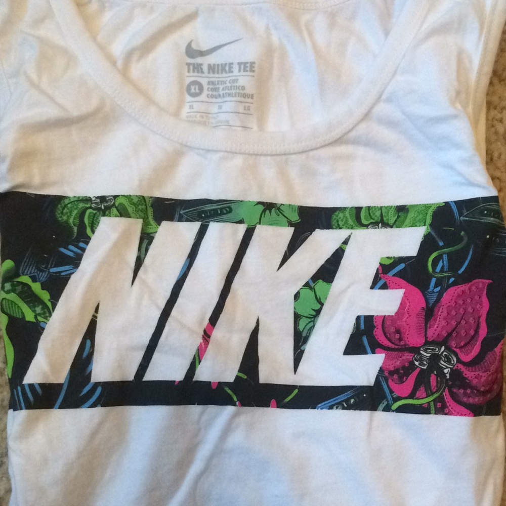 White Nike Tank Top
